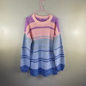 Soft Surroundings Karlie multicolor chunky tunic sweater